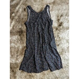 GAP Women's Sleeveless Split Neck Dress Multicolor Print Design Size Xs NWT